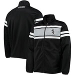 Chicago White Sox G-III Sports by Carl Banks Power Pitcher Full-Zip Track Jacket - Black/Silver