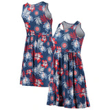 Chicago Cubs FOCO Women's Floral Sundress - Royal