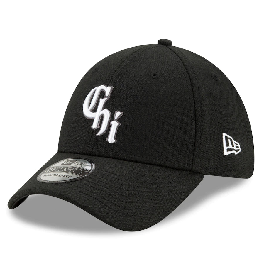 Chicago White Sox New Era 2021 City Connect 39THIRTY Flex Hat - Black