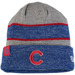 Chicago Cubs Men's New Era On Field Sport Cuffed Knit Hat – Heathered Gray/Heathered Royal