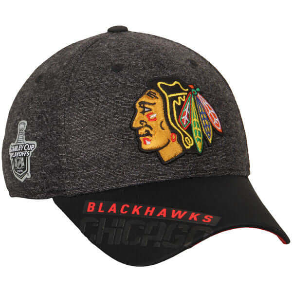 Chicago Blackhawks Cap/Hat NHL Reebok Center Ice Collection L/XL Black