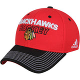 Chicago Blackhawks Youth adidas Locker Room Flex Hat - Red