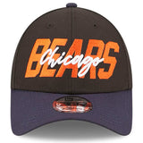 Chicago Bears Youth New Era 2022 NFL Draft 9FORTY Adjustable Hat - Black/Navy