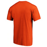 Men's Chicago Bears Fanatics Branded Orange Team Lockup Logo T-Shirt