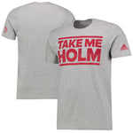 Manchester United Men's adidas Heather Gray Take Me Holm T-Shirt