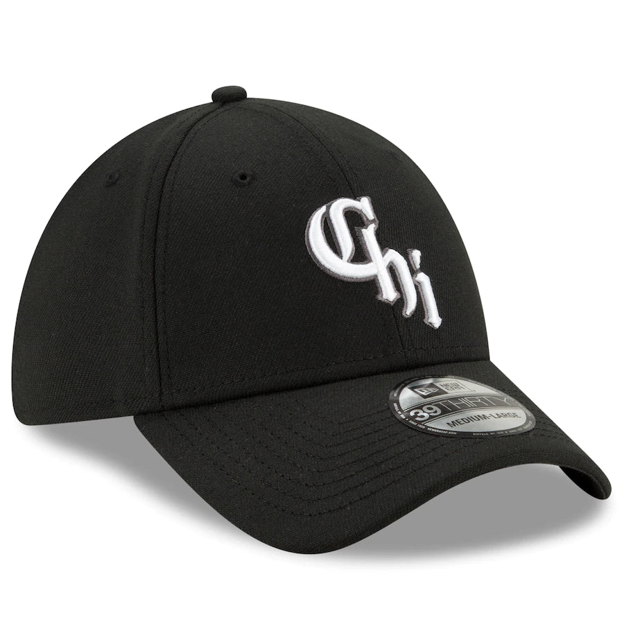 Chicago White Sox New Era 2021 City Connect 39THIRTY Flex Hat - Black