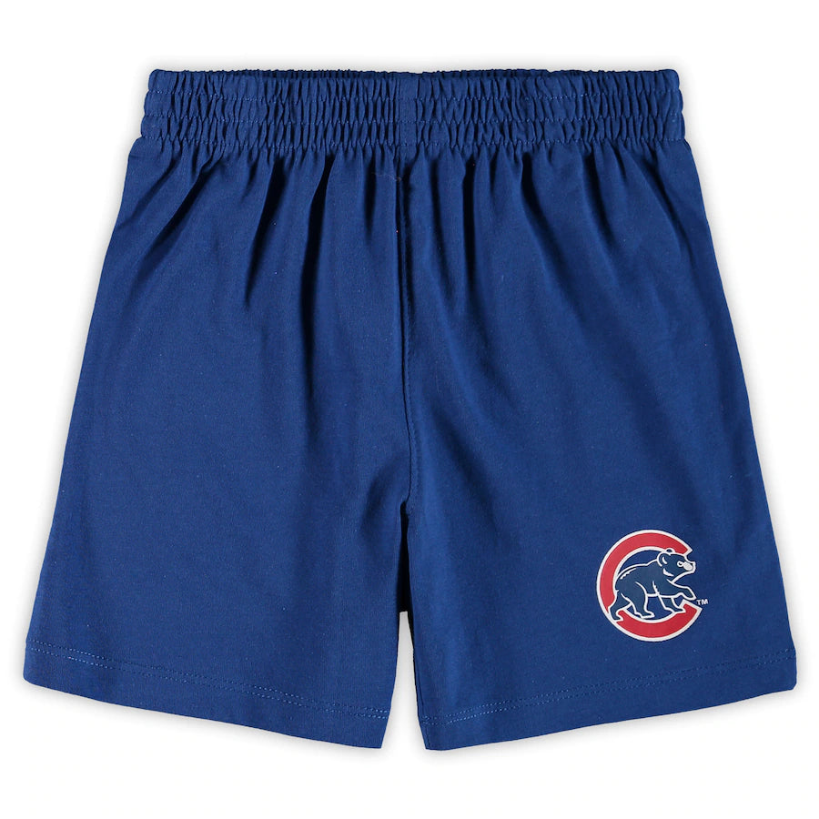 Chicago Cubs Infant /Toddler/KIDS Position Player T-Shirt & Shorts Set - White/Royal