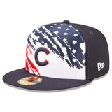 Men's Chicago Cubs New Era Navy 2022 4th of July On-Field 59FIFTY Fitted Hat