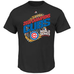 Chicago Cubs Youth Majestic 2016 World Series Champions Parade T-Shirt - Black
