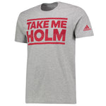Manchester United Men's adidas Heather Gray Take Me Holm T-Shirt