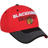 Chicago Blackhawks Youth adidas Locker Room Flex Hat - Red