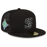 Chicago White Sox New Era 2022 Batting Practice 59FIFTY Fitted Hat - Black with Spring Training Patch