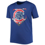 Youth Chicago Cubs Royal Camo Base T-Shirt