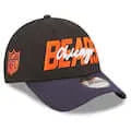 Chicago Bears Youth New Era 2022 NFL Draft 9FORTY Adjustable Hat - Black/Navy