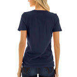 Chicago Bears New Era Women's  V-Neck T-Shirt - Navy