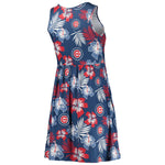 Chicago Cubs FOCO Women's Floral Sundress - Royal