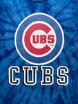 Chicago Cubs Stitches Blue Tie-Dye Men's T-Shirt