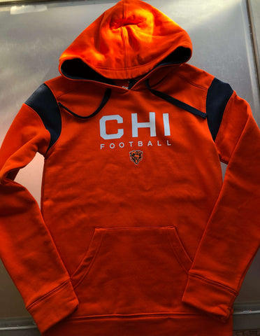 Chicago Bears Fanatics Branded Call The Shot Pullover Hoodie -Orange