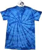 Chicago Cubs Stitches Blue Tie-Dye Men's T-Shirt