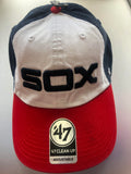 Chicago White Sox '47 Alternate Clean Up Adjustable Hat - White/Navy