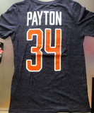 Youth Walter Payton #34 Chicago Bears Tri-Blend Name and Number Short Sleeve T-Shirt