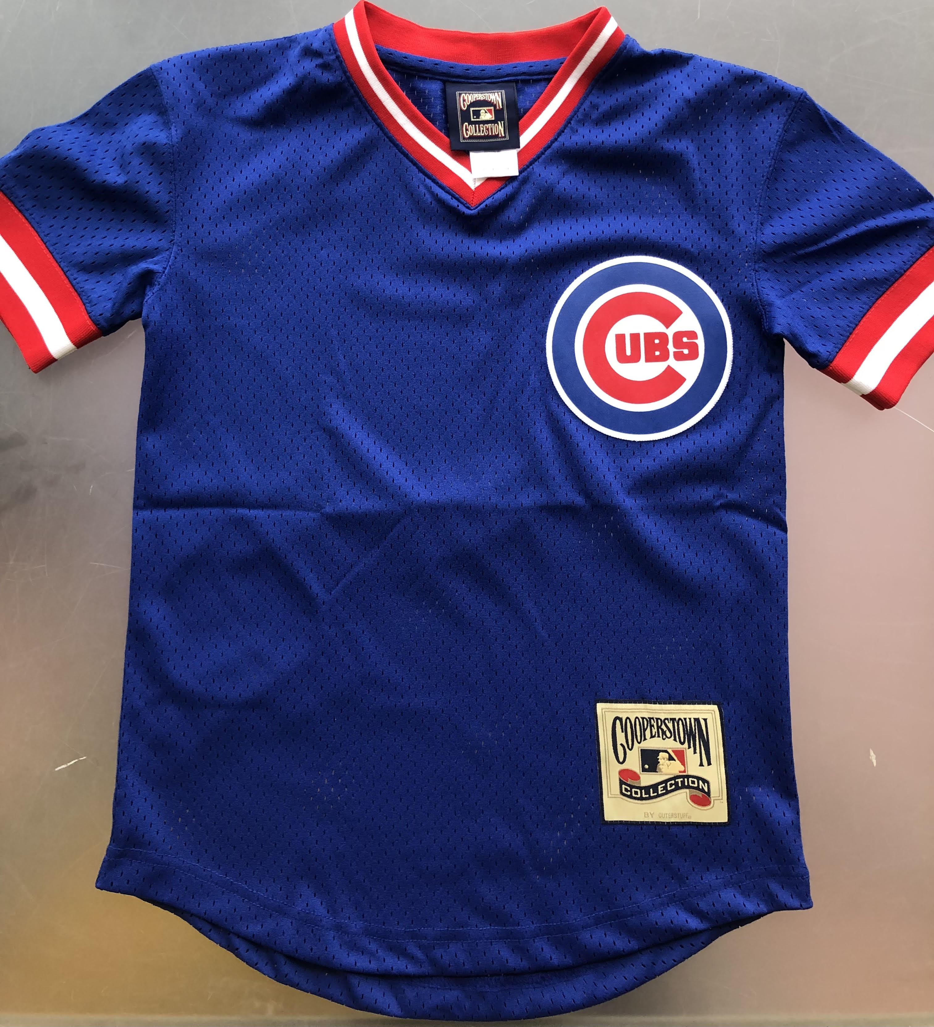 Cubs No17 Kris Bryant Blue Cooperstown Stitched Youth Jersey
