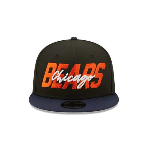 Chicago Bears  YOUTH New Era 2022 NFL Draft 9FIFTY Snapback Adjustable Hat - Black/Navy