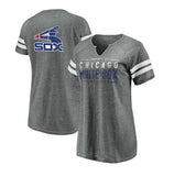 Chicago White Sox MLB Ladies Fanatics V-Neck Cooperstown T-shirt