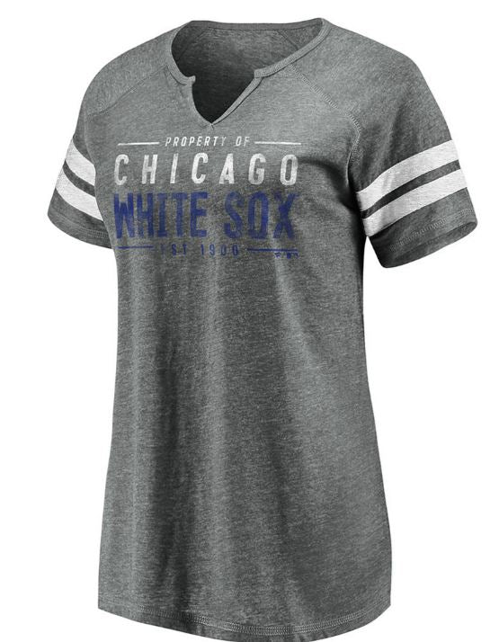 Chicago White Sox MLB Ladies Fanatics V-Neck Cooperstown T-shirt