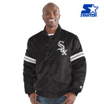 Chicago White Sox Varsity Starter Jacket - Black and White