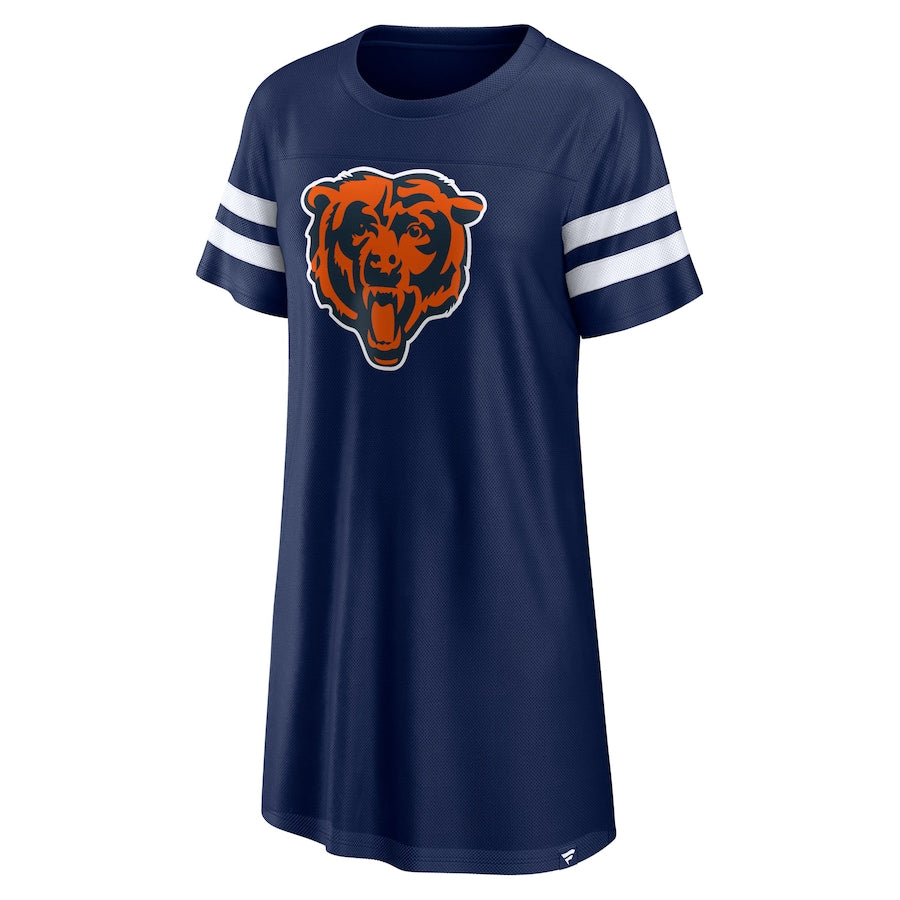 Women's Fanatics Branded Navy Chicago Bears Victory On Dress