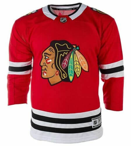 Chicago Blackhawks CCM Reebok NHL Vintage Premier Black Jersey